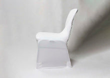Load image into Gallery viewer, Ruffle Chair Cover - White
