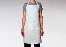 Load image into Gallery viewer, Bib Apron - White