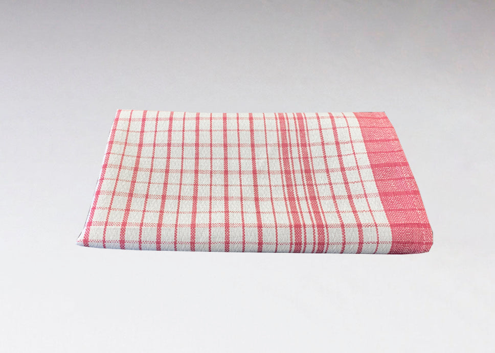 95gm Tea Towel - Red Check