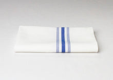 Load image into Gallery viewer, Bistro Napkin - Blue Stripe