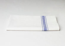 Load image into Gallery viewer, Cotton Bistro Napkin - Blue Stripe

