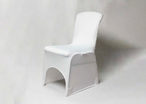 Ruffle Chair Cover - White