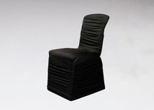 Load image into Gallery viewer, Ruffle Chair Cover - Black
