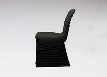 Load image into Gallery viewer, Ruffle Chair Cover - Black
