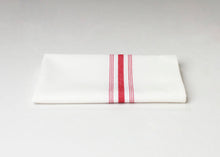Load image into Gallery viewer, Bistro Napkin - Red Stripe

