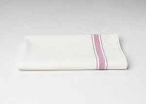 Cotton Bistro Napkin - Red Stripe