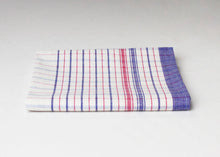 Load image into Gallery viewer, 95gm Tea Towel - Blue/Red/White Check
