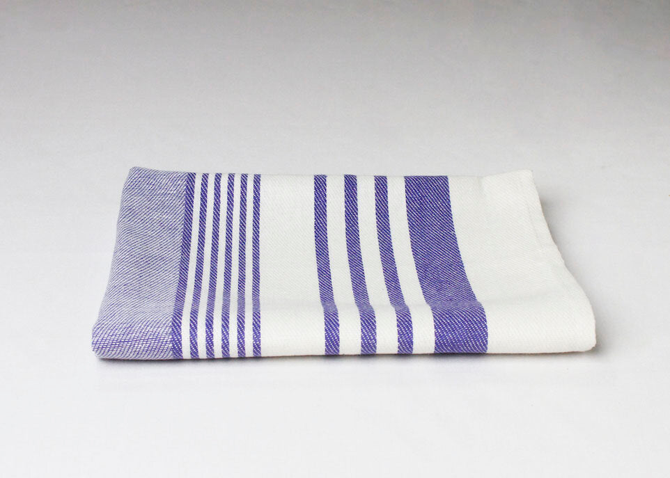 Blue stripe deals towels